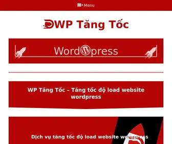 Wptangtoc.com(Dịch vụ Tăng tốc độ load website) Screenshot