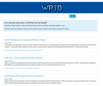 WPthemedetector.org(WordPress Theme Detector) Screenshot