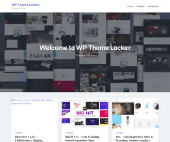 WPthemelocker.com(WP Theme Locker) Screenshot