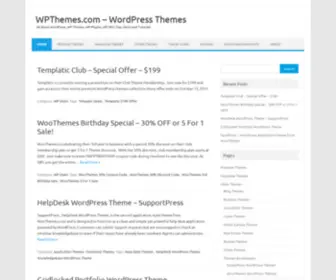 WPthemes.com(WordPress Themes News and Resources) Screenshot