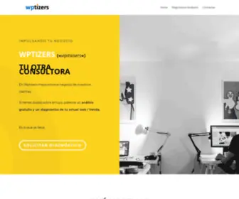 Wptizers.com(Wptizers, tu otra consultora | Análisis para mejorar tu negocio) Screenshot
