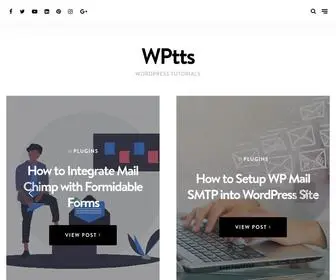 WPTTS.com(WordPress Tutorials) Screenshot