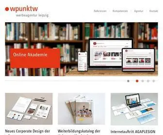 Wpunktw.com(Werbeagentur wpunktw in Leipzig) Screenshot