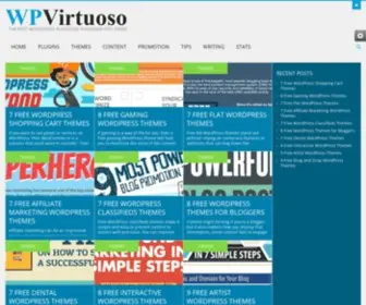 Wpvirtuoso.com(WordPress Blogging Tips and Tricks) Screenshot