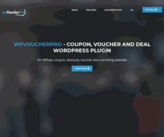 Wpvoucherpro.com(Coupon, voucher and deal plugin for Wordpress) Screenshot