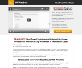 Wpwebinar.com(WordPress Webinar Plugin) Screenshot
