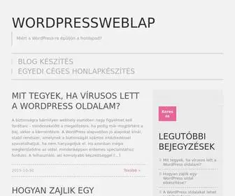 Wpweboldal.hu(Miért a WordPress) Screenshot