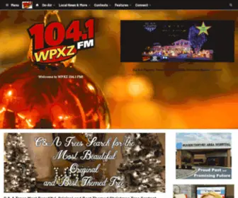 WPXZ1041FM.com(WPXZ 104.1 FM) Screenshot