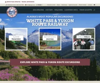 WPYR.com(Book Alaska Shore Excursions with White Pass & Yukon Route Railway) Screenshot