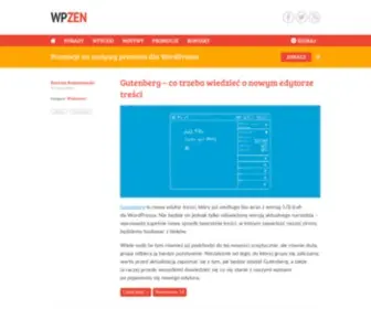 Wpzen.pl(WordPress na spokojnie WPzen) Screenshot