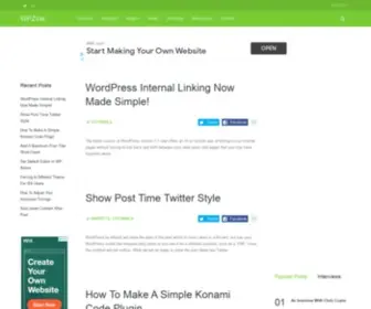 Wpzine.com(WordPress News & Resources) Screenshot