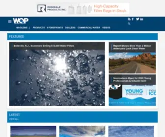 WQpmag.com(Water Quality Products (WQP)) Screenshot