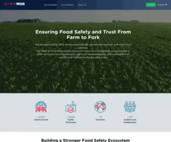 WQscert.com(GFSI recognized certifications) Screenshot