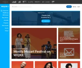 WQXR.com(New York's Classical Music Radio Station) Screenshot