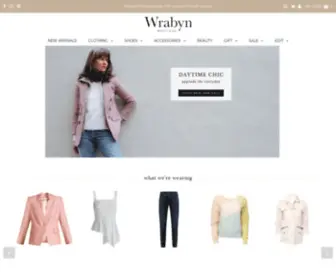 Wrabyn.com(Wrabyn Boutique) Screenshot