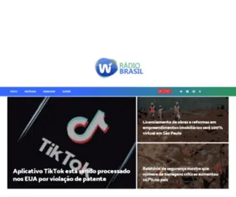 Wradiobrasil.com(W Rádio Brasil) Screenshot