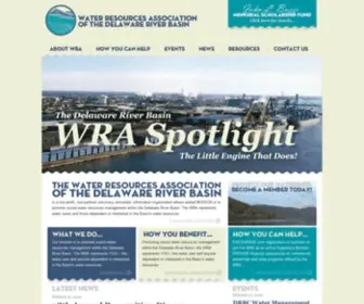 Wradrb.org(Water Resources Association of the Delaware River Basin) Screenshot