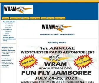 Wram.org(Westchester Radio Aero Modelers) Screenshot