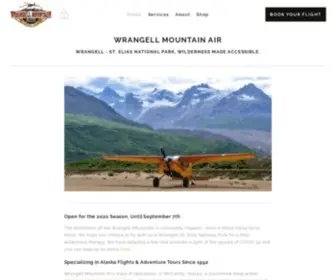 Wrangellmountainair.com(McCarthy, Alaska's Premier Air Service Since 1992) Screenshot