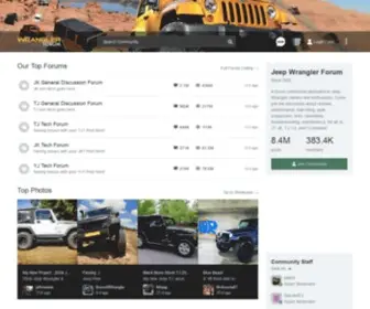 Wranglerforum.com(Jeep Wrangler Forum) Screenshot