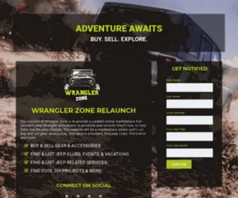 Wranglerzone.com(Our mission at Wrangler Zone) Screenshot