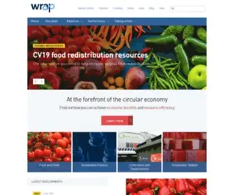 Wrap.org.uk(The Climate Crisis) Screenshot