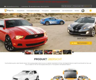 Wraparts.com(Autoaufkleber, Autofolierungen online kaufen) Screenshot