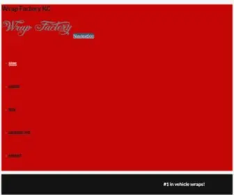 Wrapfactorykc.com(Wrap Factory KC) Screenshot