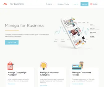 Wrapp.com(Meniga for Business) Screenshot