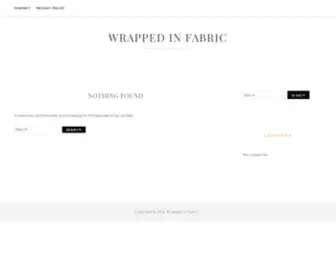 Wrappedinfabricaustralia.com(Wrapped in Fabric) Screenshot