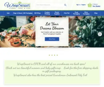 Wrapsmart.com(Wholesale Floral Supplies) Screenshot