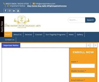 Wrapsmetro.com(Best Institute of Hotel Management) Screenshot