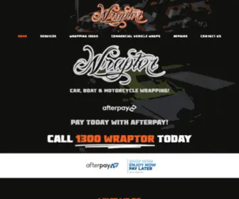 Wraptor.com.au(Car Wraps) Screenshot