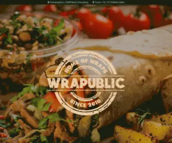 Wrapublic.de(Wraps in Berlin Kreuzberg) Screenshot