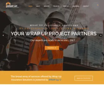 Wrapupsolutions.com(Insurance) Screenshot