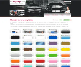 WrapVinyls.com(Self-adhesive quality car wrap vinyl) Screenshot