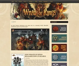 Wrathofkings.com(Wrath of Kings) Screenshot