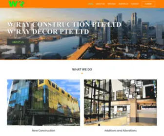 Wray.com.sg(W’Ray Construction) Screenshot