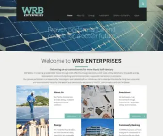 Wrbenterprises.com(WRB Enterprises) Screenshot