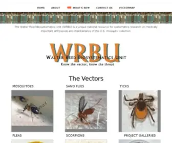 Wrbu.org(Walter Reed Biosystematics Unit) Screenshot