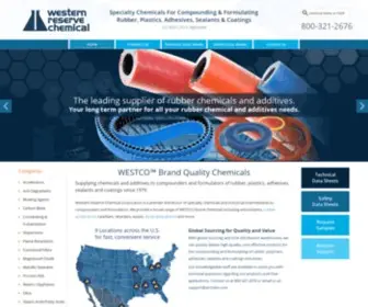 WRchem.com(Rubber Accelerators) Screenshot