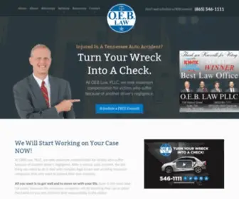 Wreckintoacheck.com(Car Accident Lawyer & Personal Injury Law Firm) Screenshot