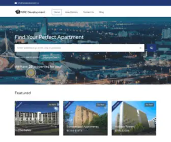 Wredevelopment.ca(Affordable rentals in Calgary and Winnipeg) Screenshot