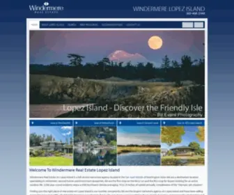 Wrelopez.com(Windermere Real Estate/Lopez Island) Screenshot