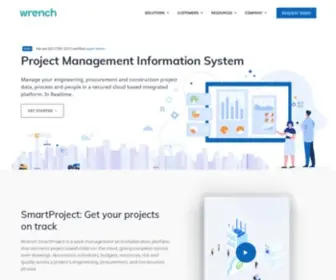 WrenchGlobal.com(Best Project Management Software for Engineering & Construction) Screenshot