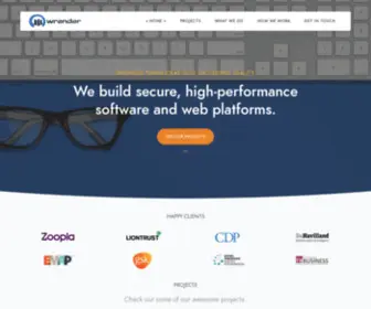 Wrender.co.uk(We build software platforms with robust and scalable architecture) Screenshot