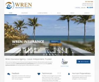 Wreninsuranceagency.com(Wren Insurance Agency) Screenshot