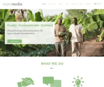 Wrenmedia.co.uk(Communication for agricultural development) Screenshot