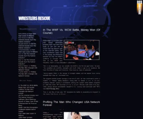 Wrestlersrescue.org(Wrestlers Rescue) Screenshot