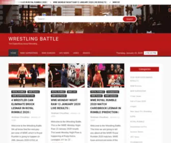 Wrestlingbattle.com(wrestlingbattle) Screenshot